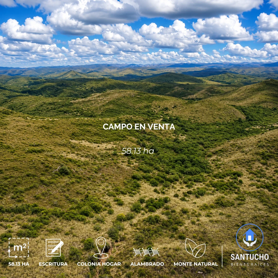Campo en Venta | Colonia Hogar – Córdoba