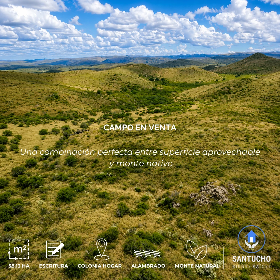 Campo en Venta | Colonia Hogar – Córdoba