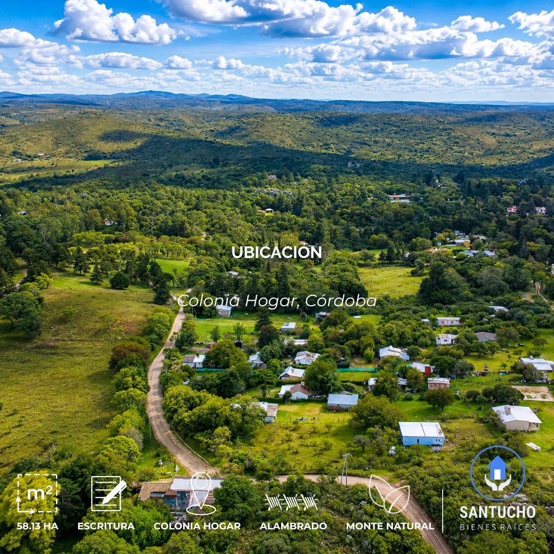 Campo en Venta | Colonia Hogar – Córdoba