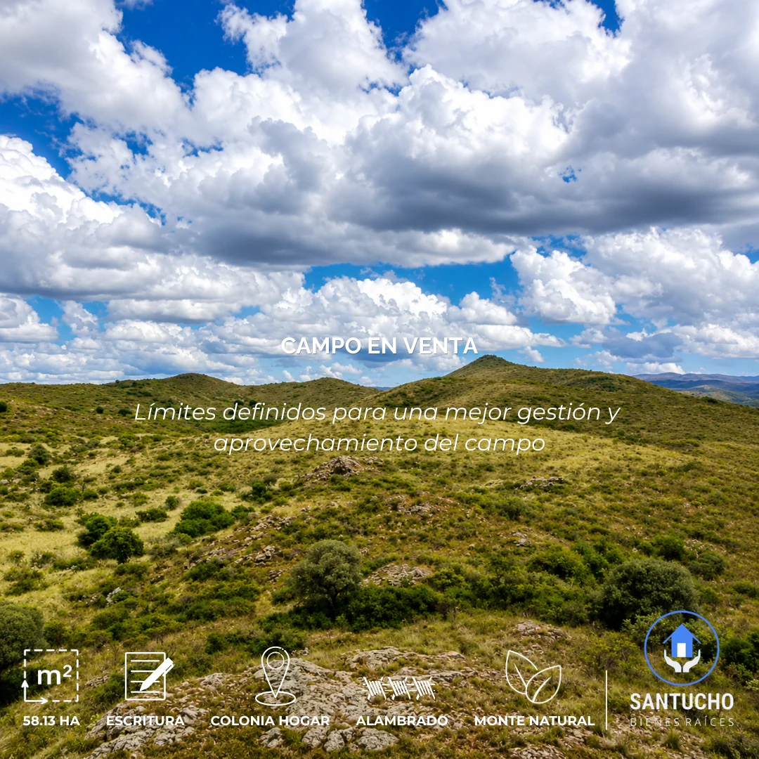 Campo en Venta | Colonia Hogar – Córdoba