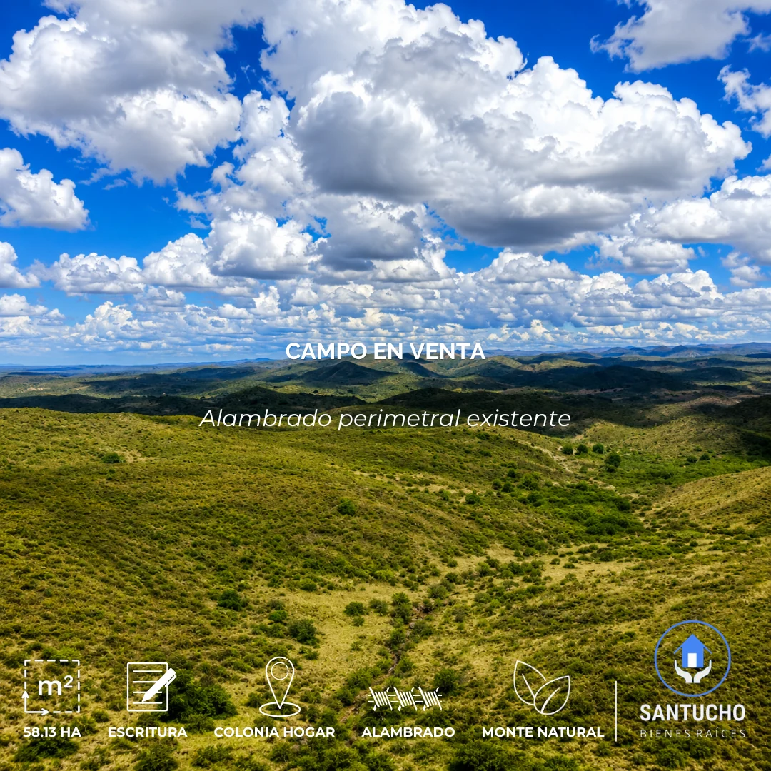 Campo en Venta | Colonia Hogar – Córdoba