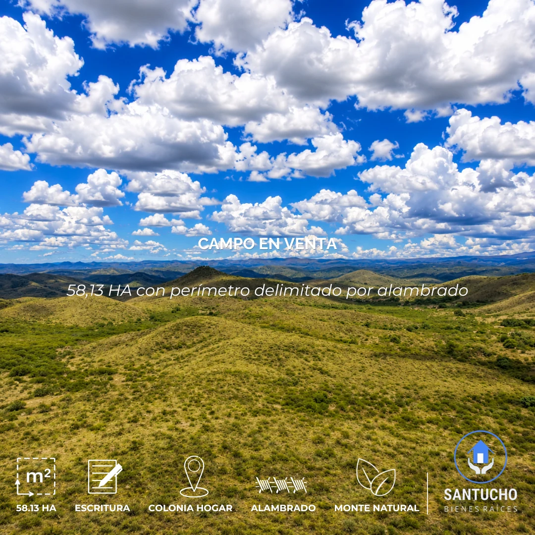 Campo en Venta | Colonia Hogar – Córdoba