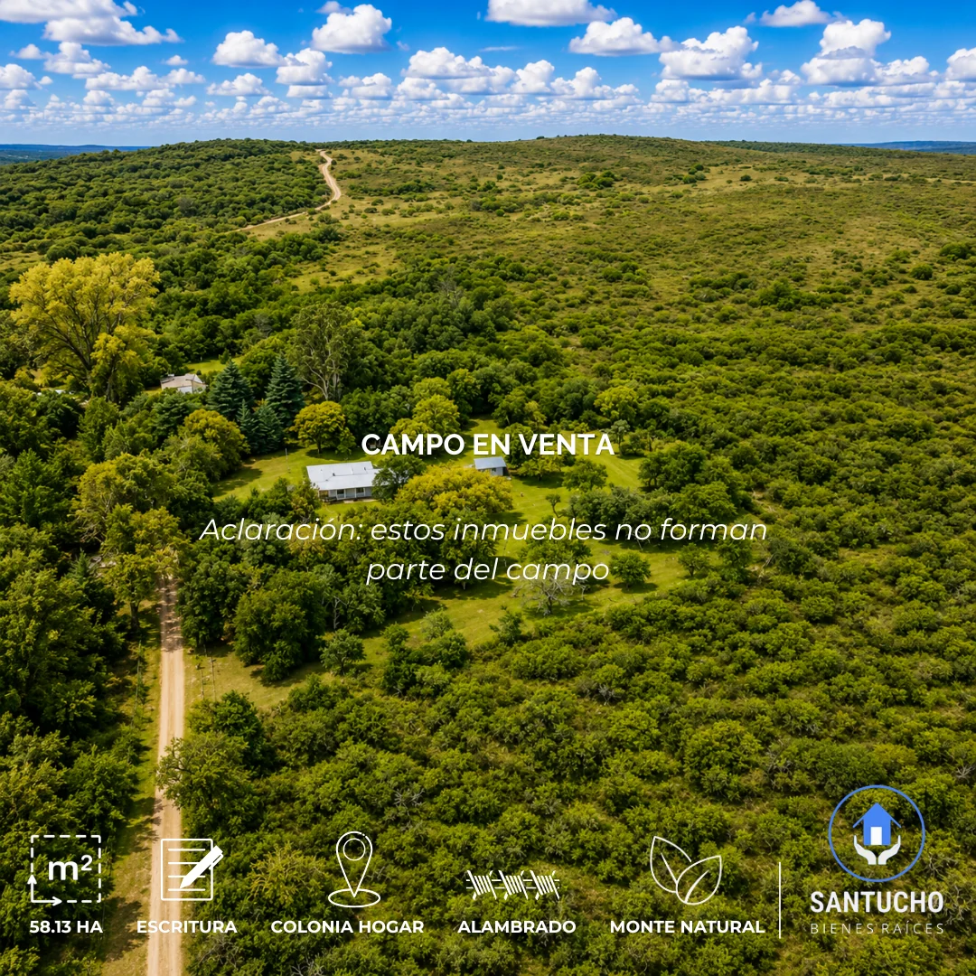 Campo en Venta | Colonia Hogar – Córdoba