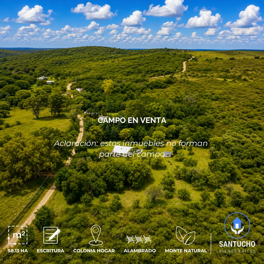 Campo en Venta | Colonia Hogar – Córdoba