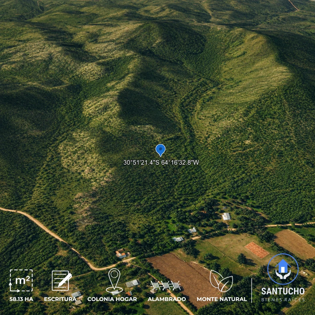 Campo en Venta | Colonia Hogar – Córdoba