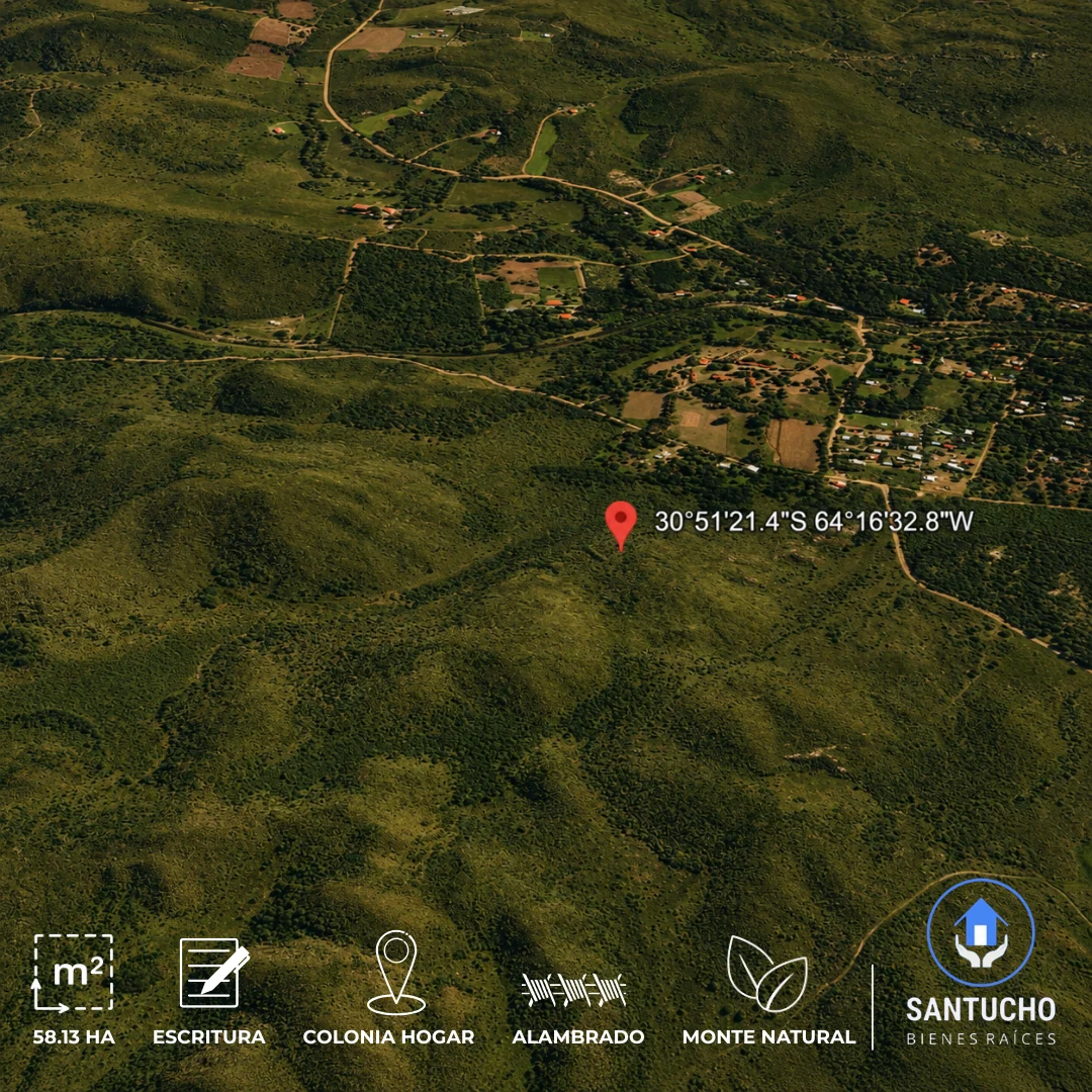 Campo en Venta | Colonia Hogar – Córdoba