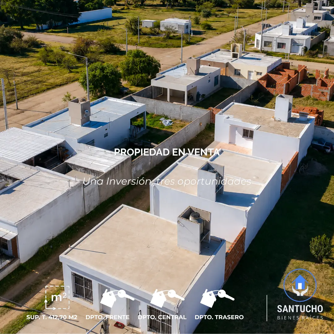 Propiedad en Venta | 3 Unidades Habitacionales – Colonia Caroya