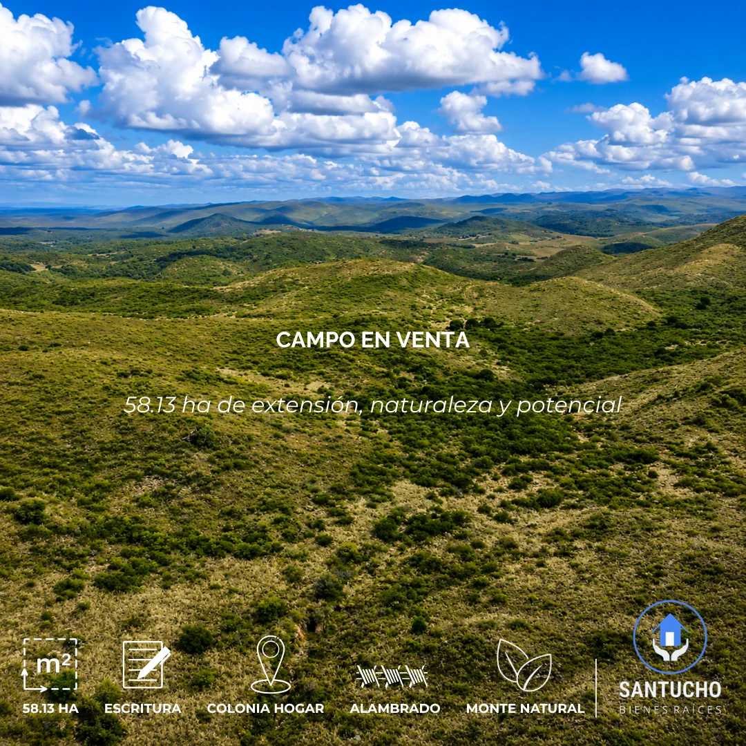 Campo en Venta | Colonia Hogar – Córdoba
