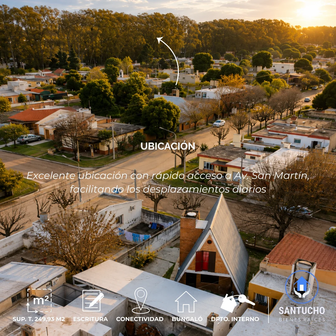 Propiedad en Venta | Dpto. Bungaló + Dpto. Interno – Colonia Caroya