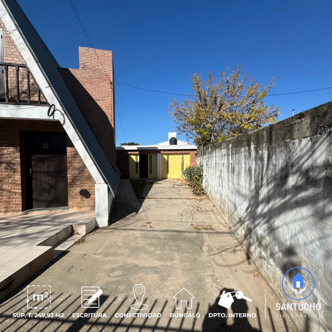 Propiedad en Venta | Dpto. Bungaló + Dpto. Interno – Colonia Caroya