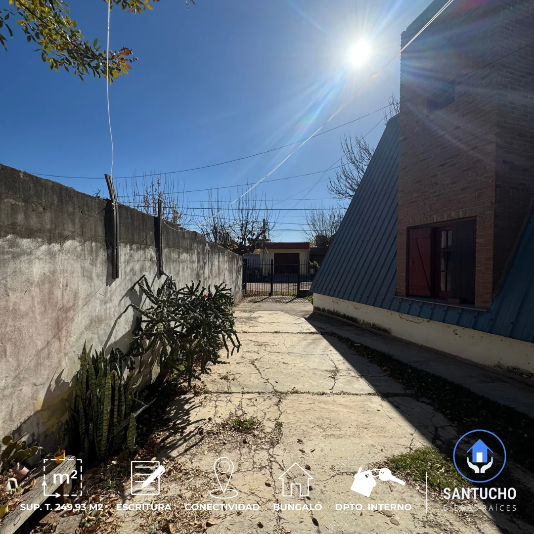 Propiedad en Venta | Dpto. Bungaló + Dpto. Interno – Colonia Caroya