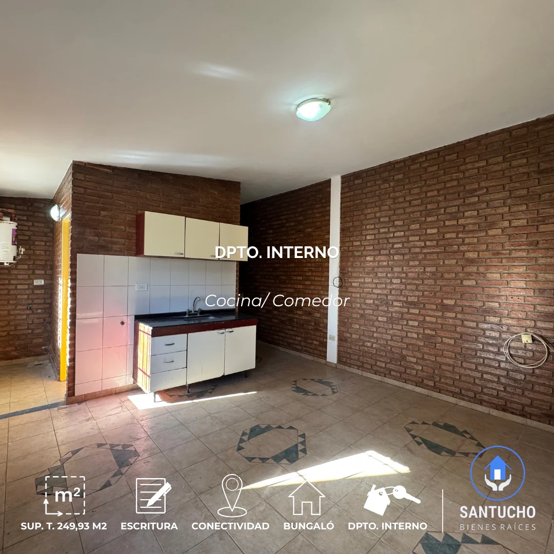 Propiedad en Venta | Dpto. Bungaló + Dpto. Interno – Colonia Caroya