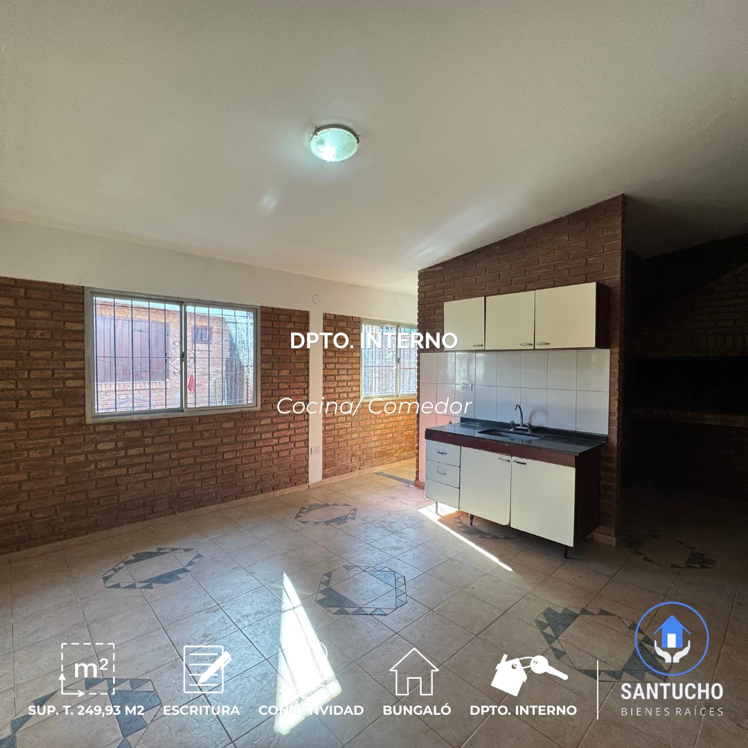 Propiedad en Venta | Dpto. Bungaló + Dpto. Interno – Colonia Caroya