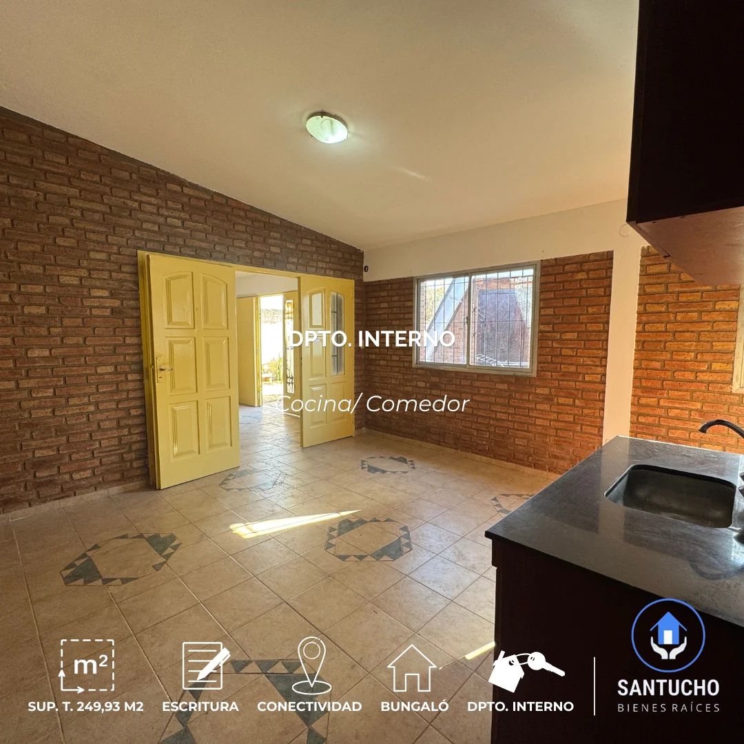 Propiedad en Venta | Dpto. Bungaló + Dpto. Interno – Colonia Caroya