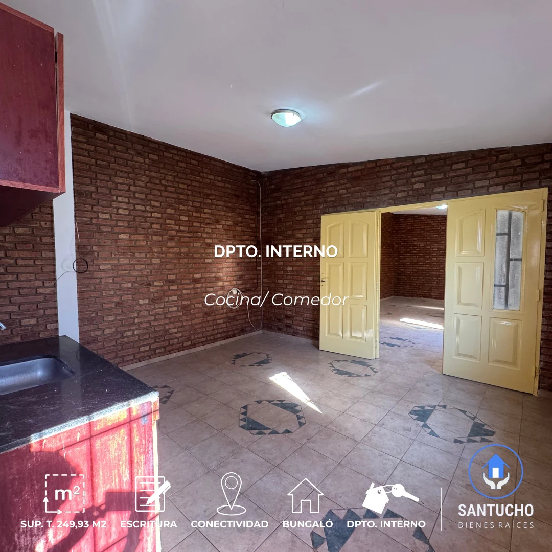 Propiedad en Venta | Dpto. Bungaló + Dpto. Interno – Colonia Caroya