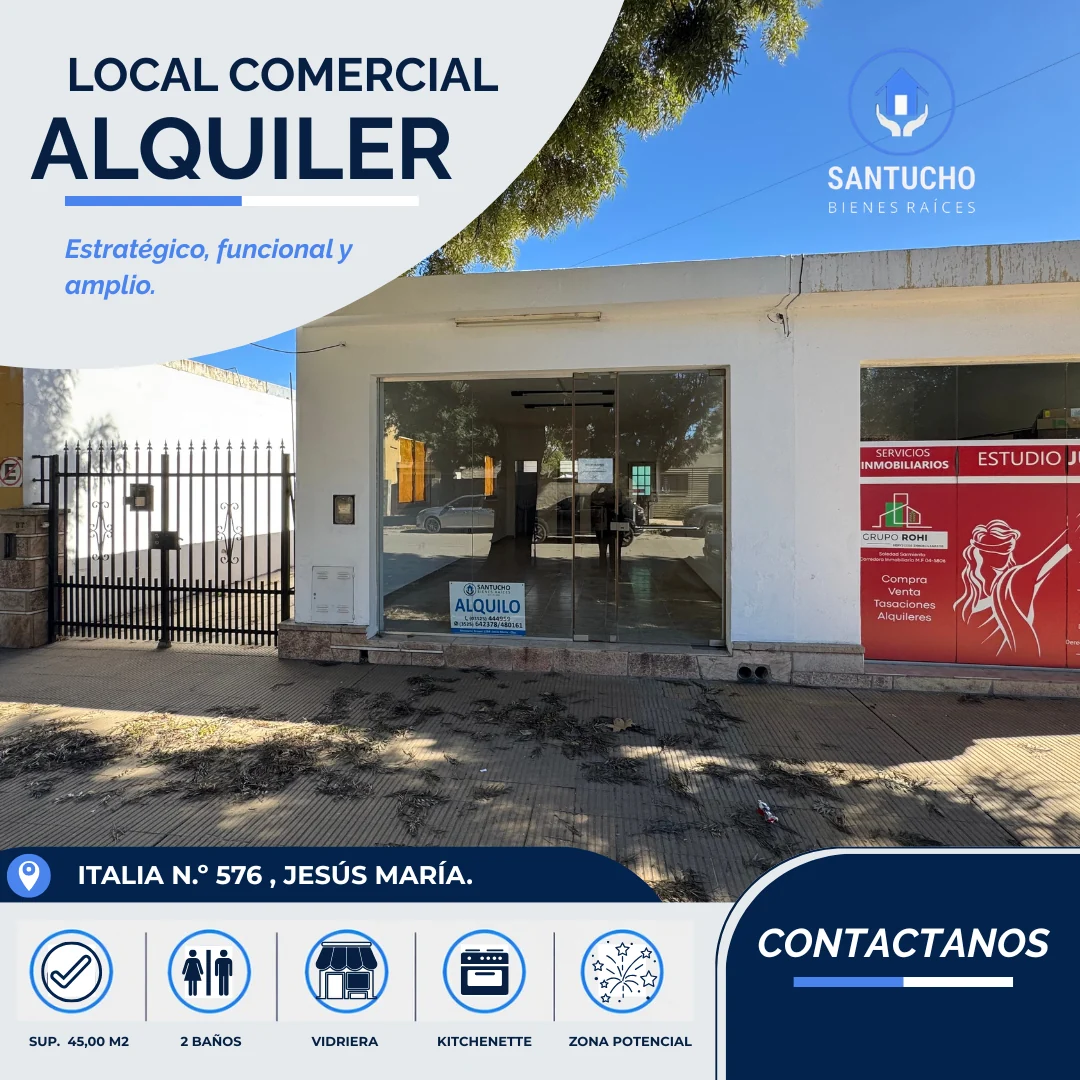 Local Comercial en Alquiler | Jesús María
