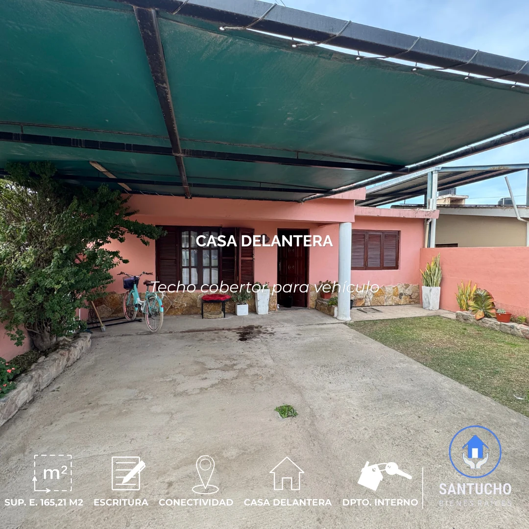 Propiedad en Venta | Casa + Departamento Interno – Colonia Caroya