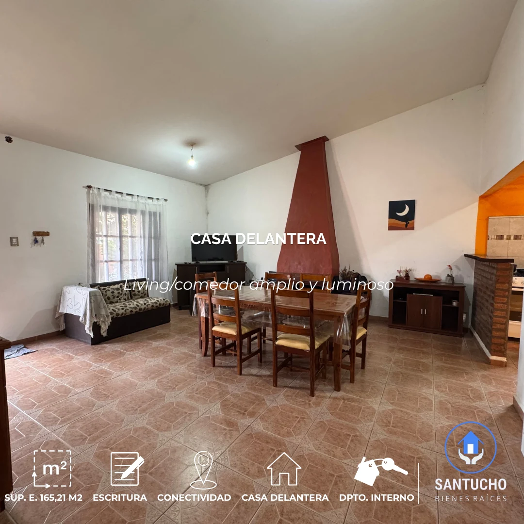 Propiedad en Venta | Casa + Departamento Interno – Colonia Caroya