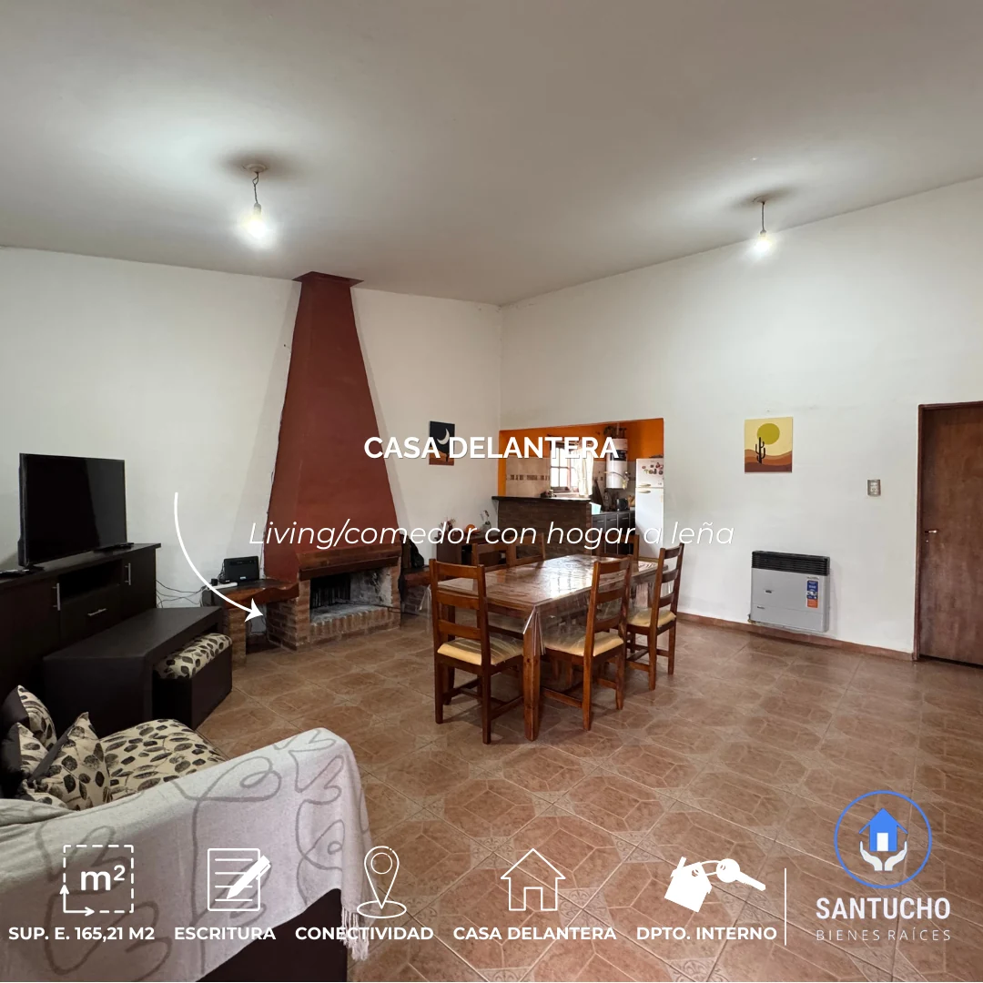Propiedad en Venta | Casa + Departamento Interno – Colonia Caroya