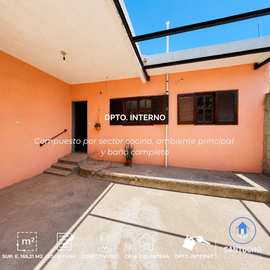 Propiedad en Venta | Casa + Departamento Interno – Colonia Caroya