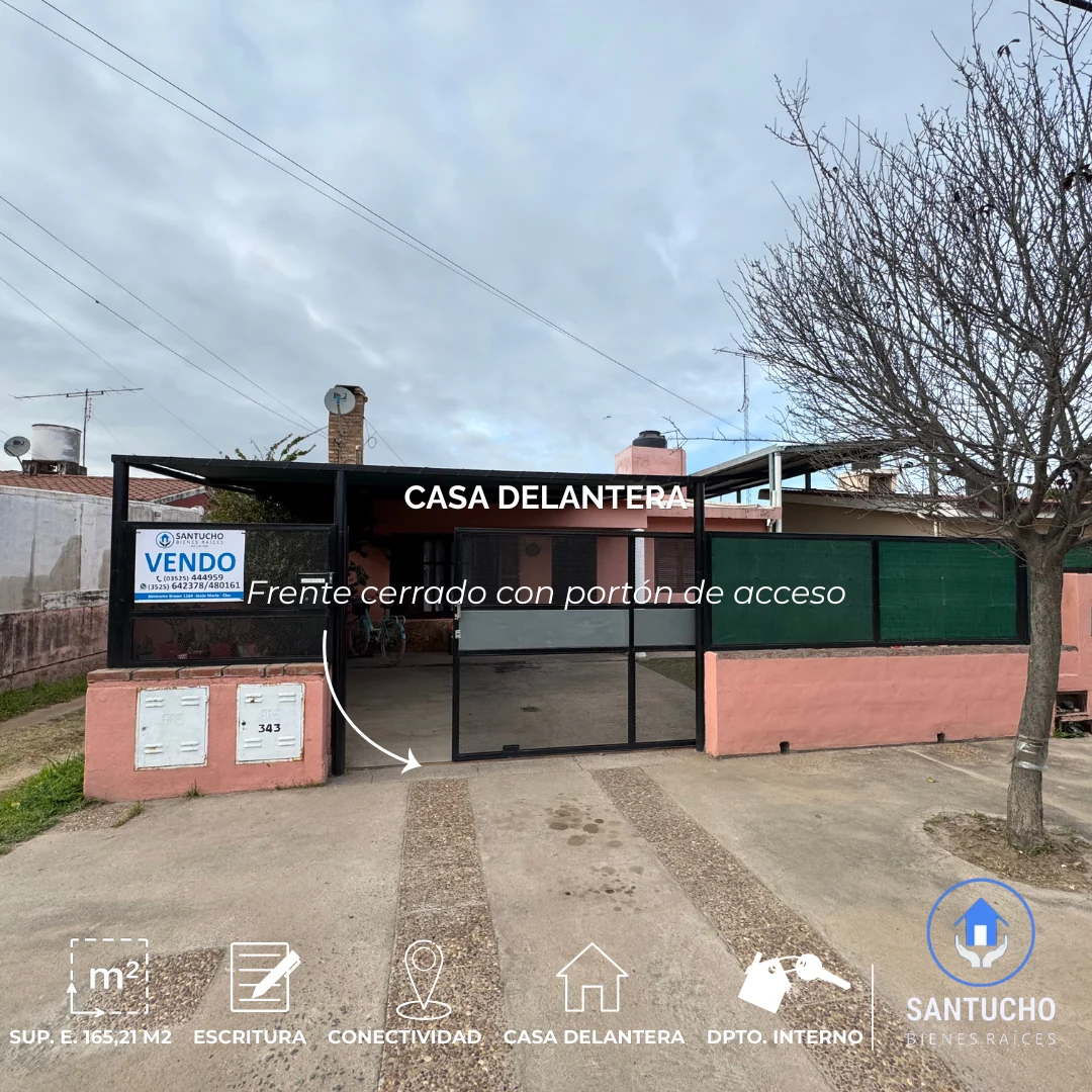 Propiedad en Venta | Casa + Departamento Interno – Colonia Caroya