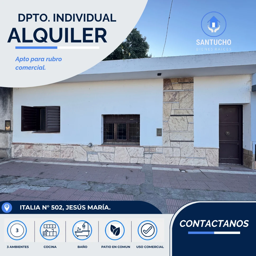 Departamento en Alquiler | Apto Uso Comercial – Jesús María